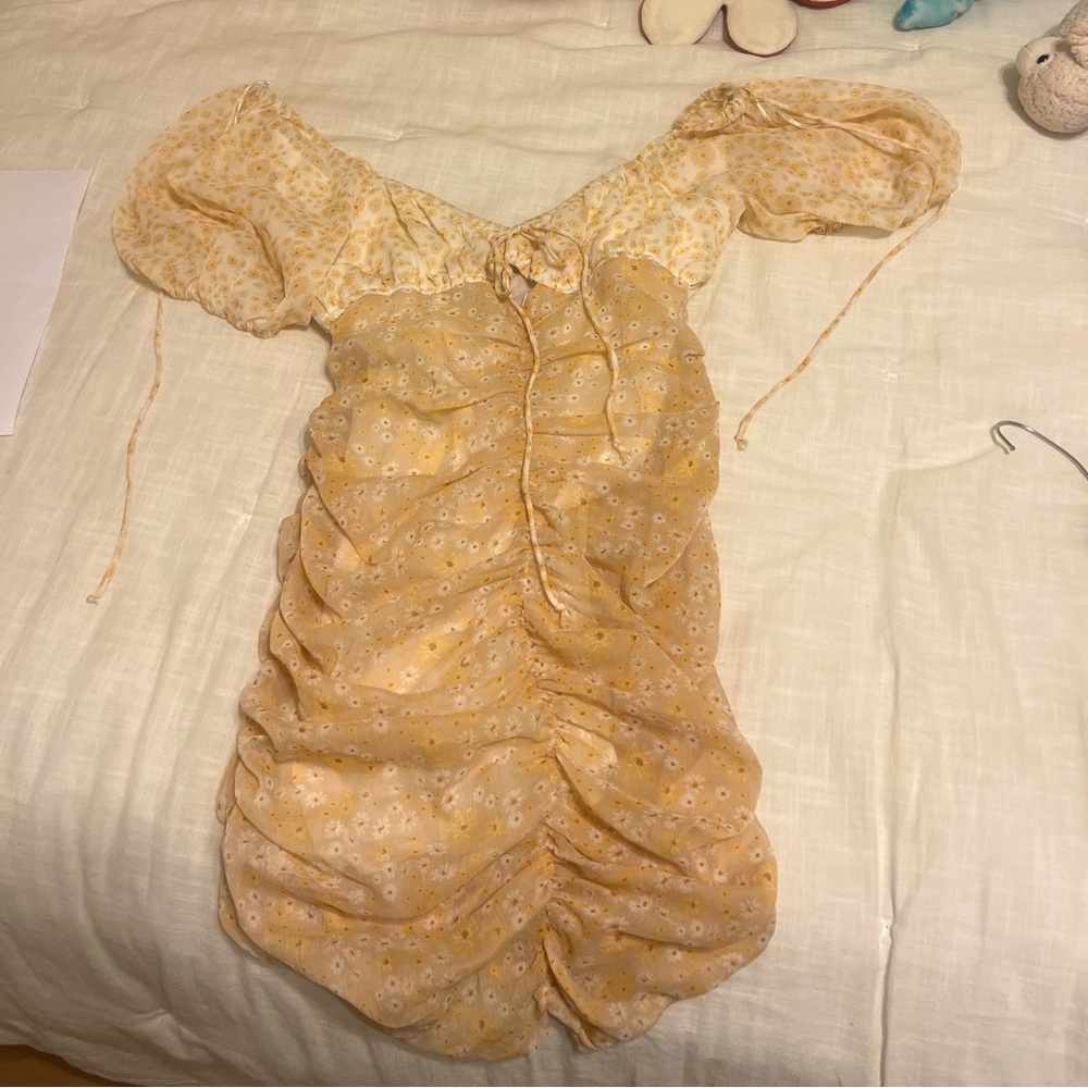 Yellow Tessa free people dress